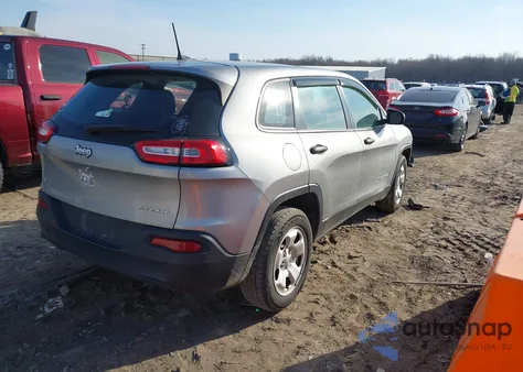 2016 Jeep Cherokee Sport from USA, damaged, VIN 1C4PJMAB6GW327013